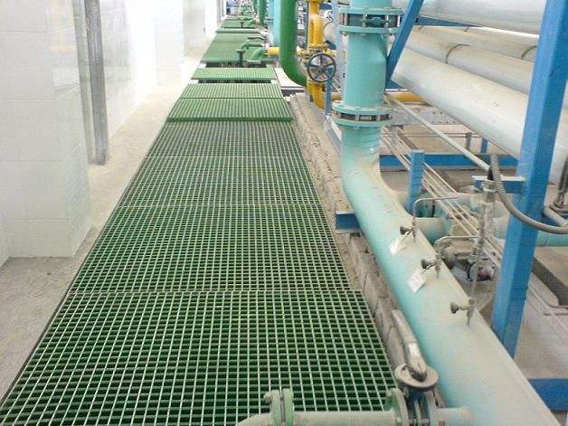 化工车间玻璃钢格栅..